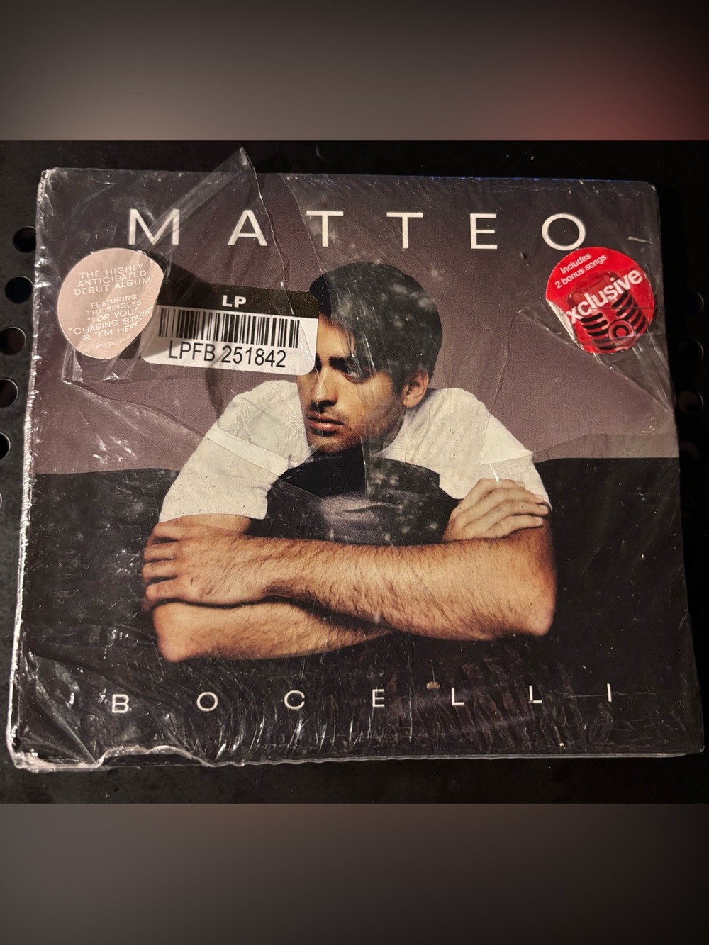 NWT Matteo Bocelli CD W/ 2 Bonus Songs.